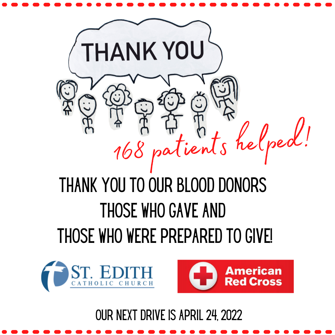Thank you Blood Donors